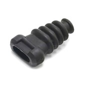 Funda de goma con conector acanalado de 3 pines