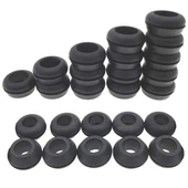 Sello de goma con ojal