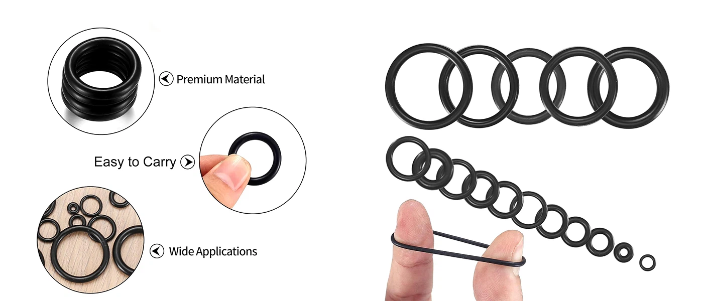 O Ring Assortment Kit 360 Pcs Rubber Washer Orings 24 Sizes Pressure Washer O Ring Kit O Ring Assortment Kit 360 Pcs Rubber Washer Orings 24 Sizes Pressure Washer O Ring Kit